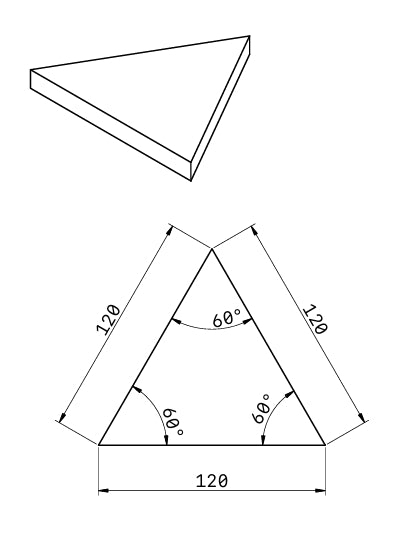 Betónový obklad Triangel split