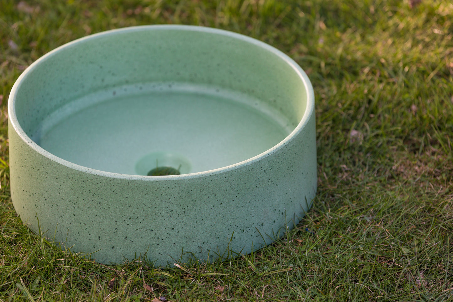 BetelArt Betónové alebo terrazzo umývadlo Green bubble