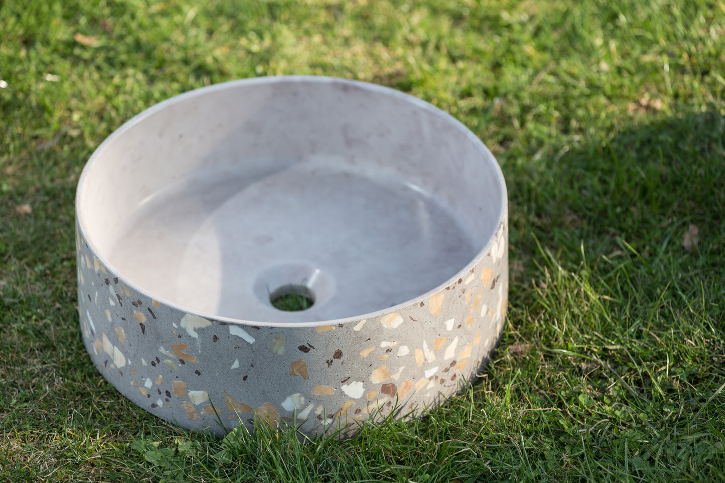 BetelArt Betónové alebo terrazzo umývadlo Beige