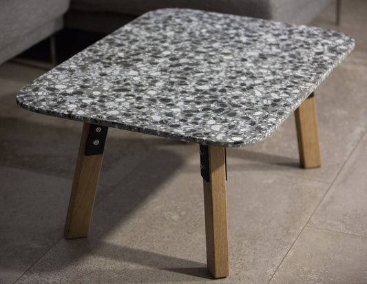 Terrazzo konferenčný stolík 70x100cm